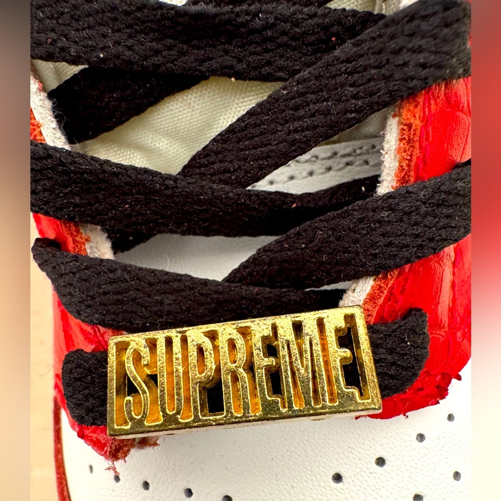 Nike Dunk Sb Supreme Pro Stars Hi Red Sz 9 2003 *PLEASE READ*